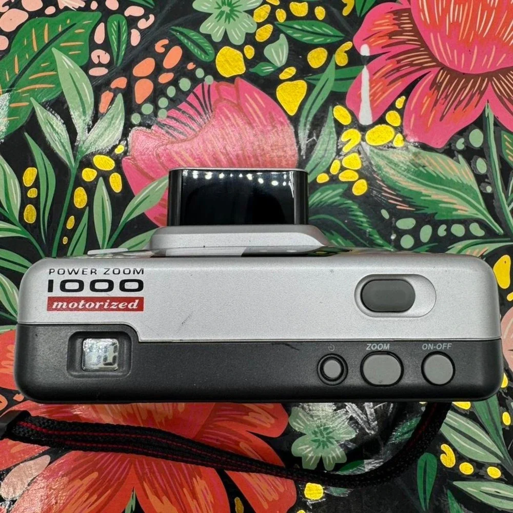 Bell & Howell Power Zoom 1000 35mm Film Camera Motorized 35-50mm Silver Vintage